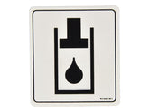 4100181 Decal Hydraulic Oil | JLG
